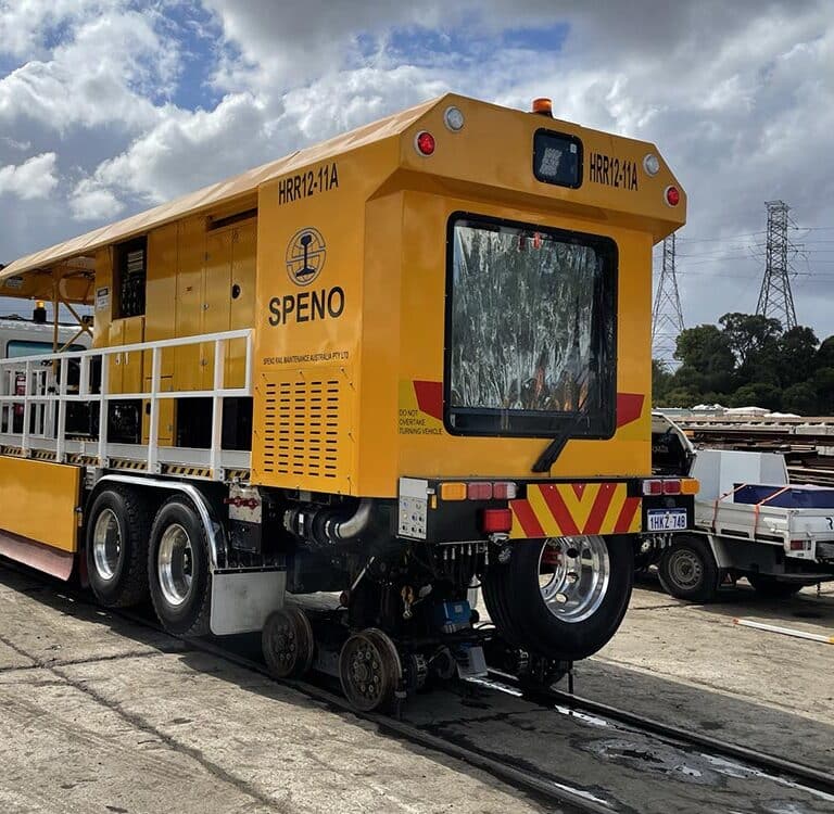 SPENO vehicle that was registered on multiple rail networks across Australia